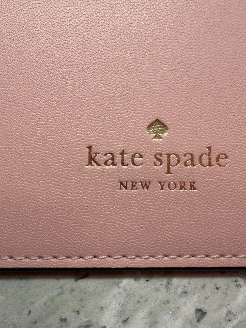 EUC Kate Spade Blush Pink New York Saffiano Pouch
